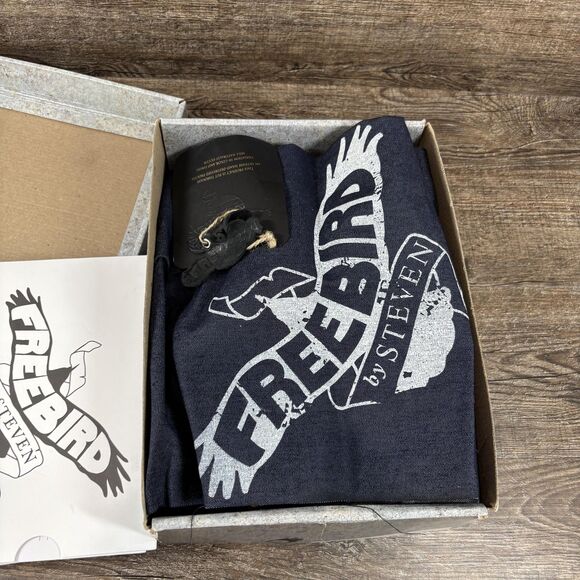 Freebird by Steven Sadie Ankle Boots Women's 8 Black White Snake Leather Booties - Picture 9 of 9